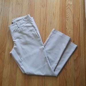Beige Straight Leg Business Pant